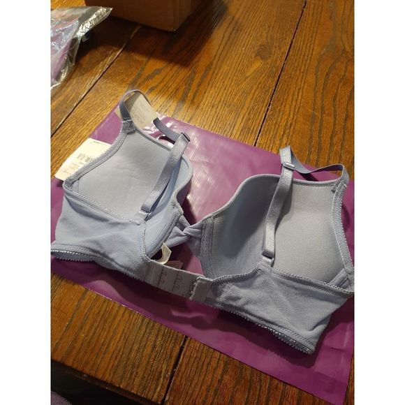 New 34D On Gossamer Light Purple Bump-It- Up Bra Dramatic Lift Irresistable Clea - Picture 5 of 5